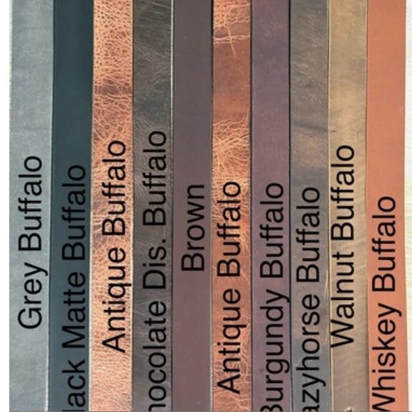 Custom Leather Hole Belt - Picture 3 of 8